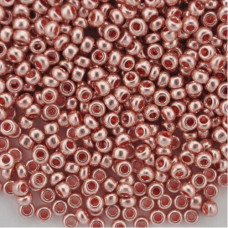 18191 10/0 чеський бісер Preciosa, 5 г, червоно-рожевий, кристальний сольгель металік
