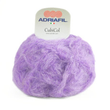 83 Пряжа Adriafil CubiCol, 50г - 110м, бузковий, 36% альпака, 14% меринос, 40% акрил, 10% поліамід
