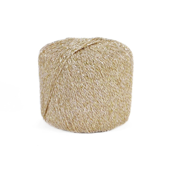 833 Пряжа Mondial Starlight, 25г - 90м, золото, 80% віскоза, 20% поліестер