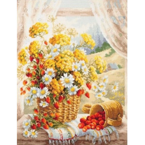 8344 Смак літа. 32х40 см. Classic Design. Набір для вишивки хрестиком на Aida 16
