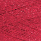 836 Пряжа Mondial Starlight, 25г - 90м, червоний, 80% віскоза, 20% поліестер