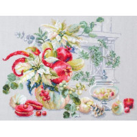 8381 Classic Design Набір для вишивки рахунковим хрестиком - Святковий настрій 32x25 см, Aida 14