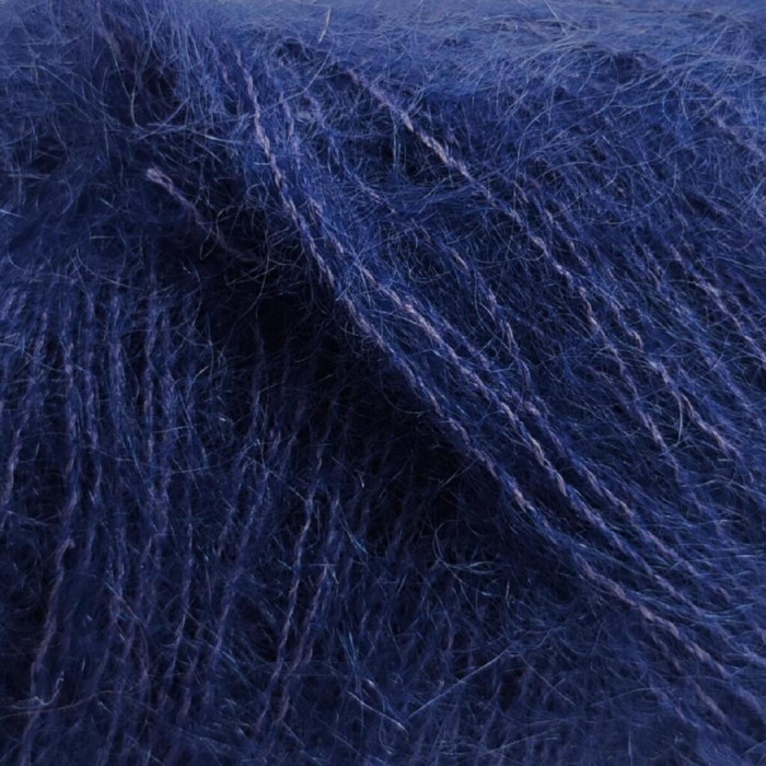 8390 Пряжа Lana Gatto Silk Mohair, 25г - 212м, синій, 75% супер кідмохер, 25% шовк