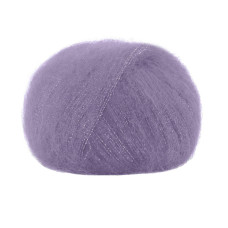 8391 Пряжа Lana Gatto Silk Mohair Lux, 25г - 210м, бузковий, 78% cуперкід мохер, 14% шовк, 4% нейлон, 4% поліамід