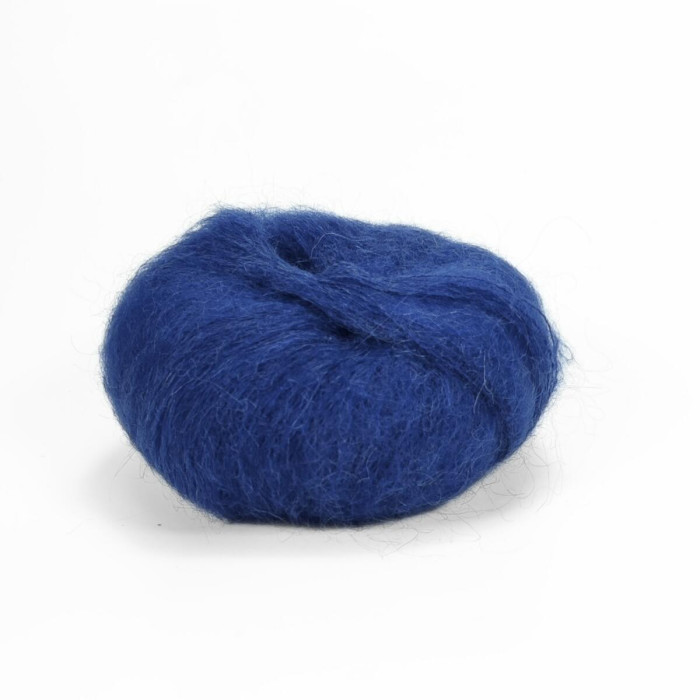 8396 Пряжа Lana Gatto Mohair Royal, 25г - 215м, темно-синій, 80% кід мохер, 20% нейлон