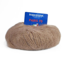 840 Пряжа Tropical Lane Paris 70, 40г - 120м, світло-коричневий, 70% кід мохер, 30% акрил