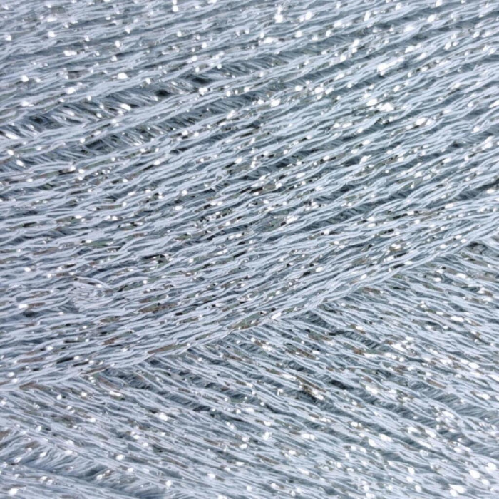 841 Пряжа Mondial Starlight, 25г - 90м, світлий блакитний, 80% віскоза, 20% поліестер