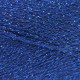 842 Пряжа Mondial Starlight, 25г - 90м, синій, 80% віскоза, 20% поліестер