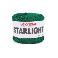 843 Пряжа Mondial Starlight, 25г - 90м, зелений, 80% віскоза, 20% поліестер