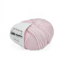 8452 Пряжа Lana Gatto Feeling, 50г - 140м, ніжно-рожевий, 70% вовна, 20% шовк, 10% кашемір