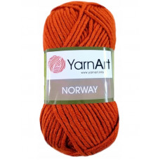 847 Пряжа Norway 100гр - 105м (Цегляний) YarnArt