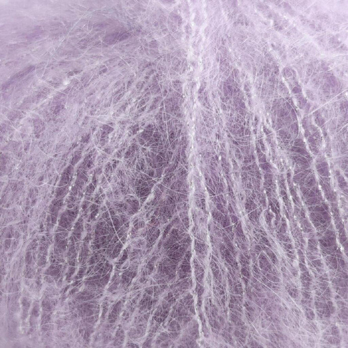 8481 Пряжа Lana Gatto Silk Mohair Lux, 25г - 210м, лавандовий, 78% cуперкід мохер, 14% шовк, 4% нейлон, 4% поліамід