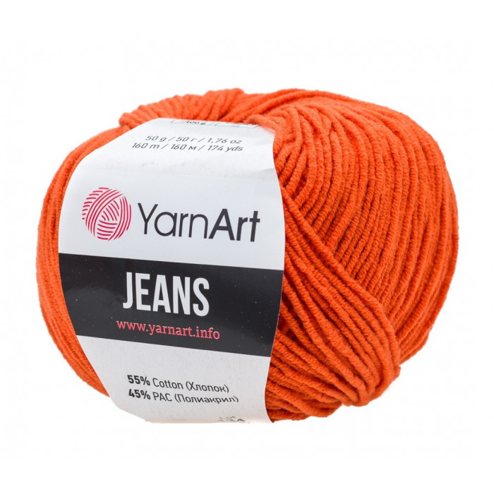 85 Пряжа Jeans 50гр - 160м (Теракотовий) YarnArt