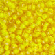85016 10/0 чеський бісер Preciosa, 5 г, жовтий, прозорий з білим отвором