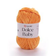 852 Пряжа Dolce Baby 50гр - 85м (помаранчевий). YarnArt