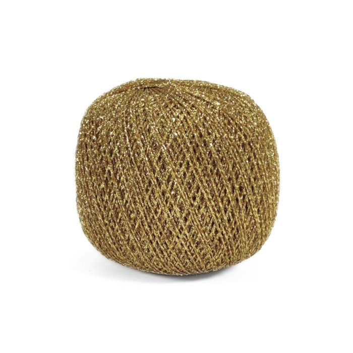 8587 Пряжа Lana Gatto New Glitter, 25г - 300м, вінтажне золото, 100% поліестер