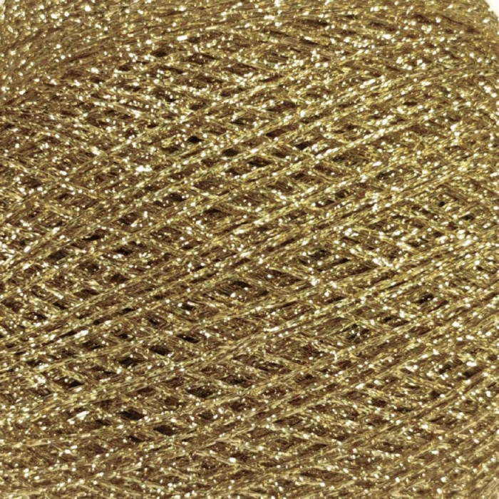 8587 Пряжа Lana Gatto New Glitter, 25г - 300м, вінтажне золото, 100% поліестер