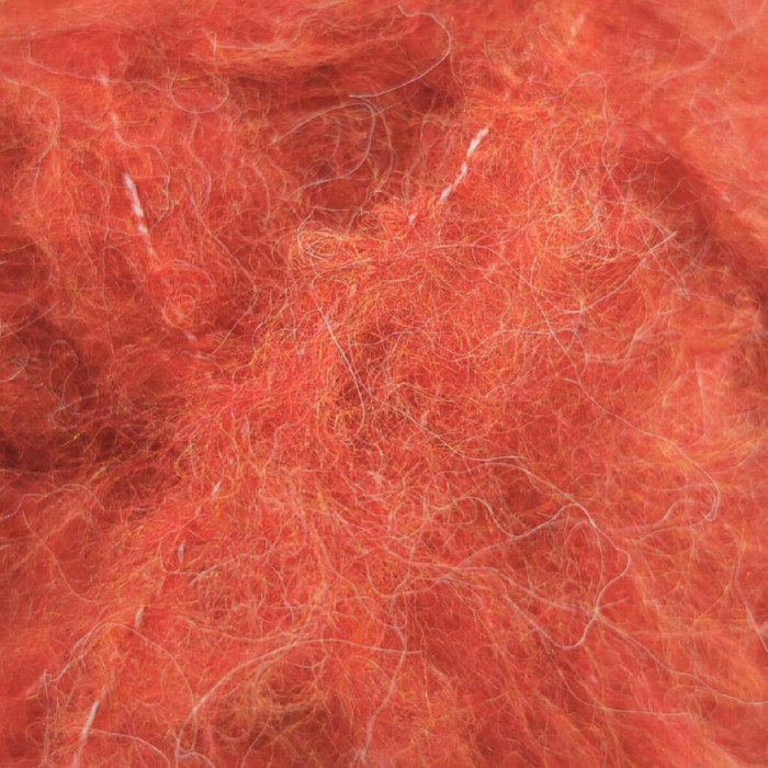 86 Пряжа Adriafil CubiCol, 50г - 110м, червона, 36% альпака, 14% меринос, 40% акрил, 10% поліамід