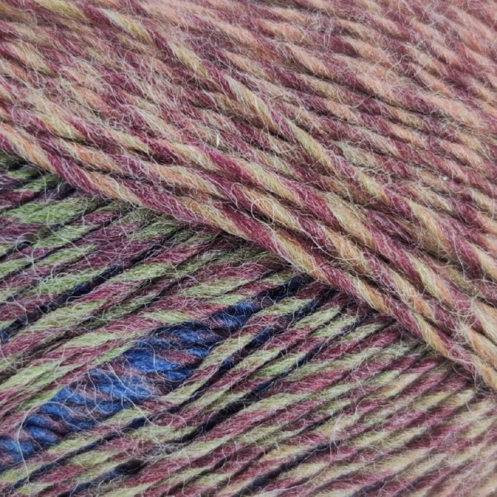 86 Пряжа Tropical Lane Clorofilla, 100г - 350м, мультіколор, 40% вовна, 60% поліестер