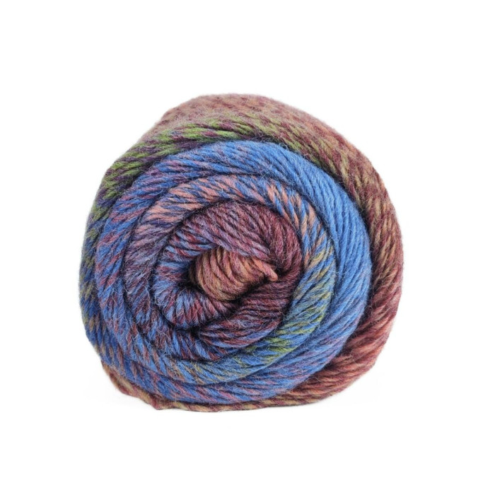 86 Пряжа Tropical Lane Clorofilla, 100г - 350м, мультіколор, 40% вовна, 60% поліестер