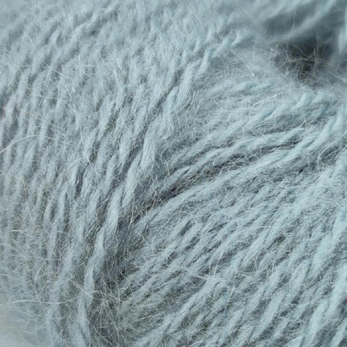 860 Пряжа Mondial Dolce Mohair, 50г - 150м, сіро-блакитний, 60% кід мохер, 40% акрил
