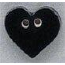 86040 Mill Hill Ґудзик Fabrsm Denim Heart, кераміка