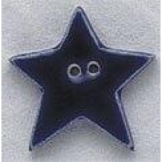 86183 Mill Hill Ґудзик Blue LG Star, кераміка