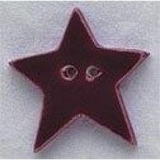 86209 Mill Hill Ґудзик Burgundy LG Star, кераміка