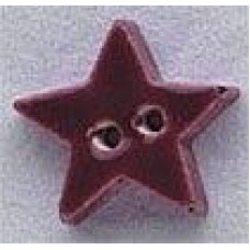 86247 Mill Hill Ґудзик Very Fabrsm Burgundy Star, кераміка