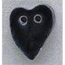 86265 Mill Hill Ґудзик Medium Navy Folk Heart, кераміка