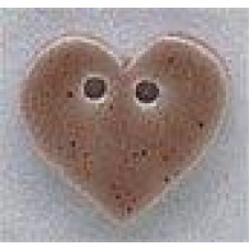 86266 Mill Hill Ґудзик Small Speckled Brown Heart, кераміка