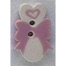 86298 Mill Hill Ґудзик Pink Rattle, кераміка