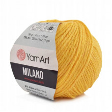 863 Пряжа Milano 50гр - 130м (Жовтий) YarnArt