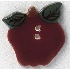 86353 Mill Hill Ґудзик Burgundy LG Apple, кераміка