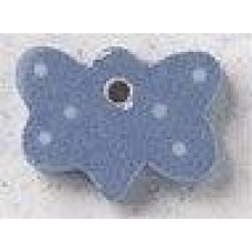 86361 Mill Hill Ґудзик Blue Polka Dot Butterfly, кераміка