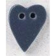 86377 Mill Hill Ґудзик Matte Med Blue SM Folk Heart, кераміка