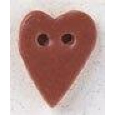 86378 Mill Hill Ґудзик Matte Cinnabry Folk Heart, кераміка