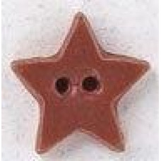 86383 Mill Hill Ґудзик Very Small Cinnabry Star With Matte Finish, кераміка