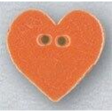 86399 Mill Hill Ґудзик Small Tangerine Heart, кераміка