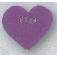 86400 Mill Hill Ґудзик Small Lilac Heart, кераміка