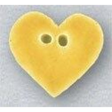 86401 Mill Hill Ґудзик Small Bright Yellow Heart, кераміка