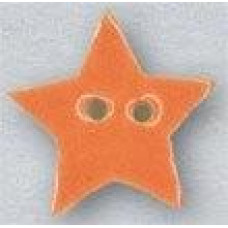 86408 Mill Hill Ґудзик Small Tangerine Star, кераміка