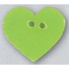 86414 Mill Hill Ґудзик Large Lime Heart, кераміка