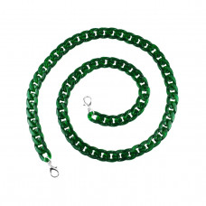 87107 Акриловий ланцюг, довжина 115 см, темно-зелений