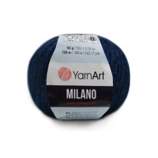 877 Пряжа Milano 50гр - 130м (Темно-синій) YarnArt