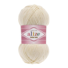 878 Пряжа Cotton Gold 100гр-330м (молочний). Alize