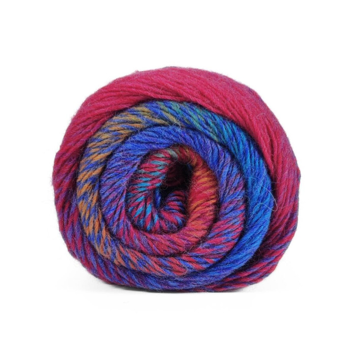 88 Пряжа Tropical Lane Clorofilla, 100г - 350м, мультіколор, 40% вовна, 60% поліестер