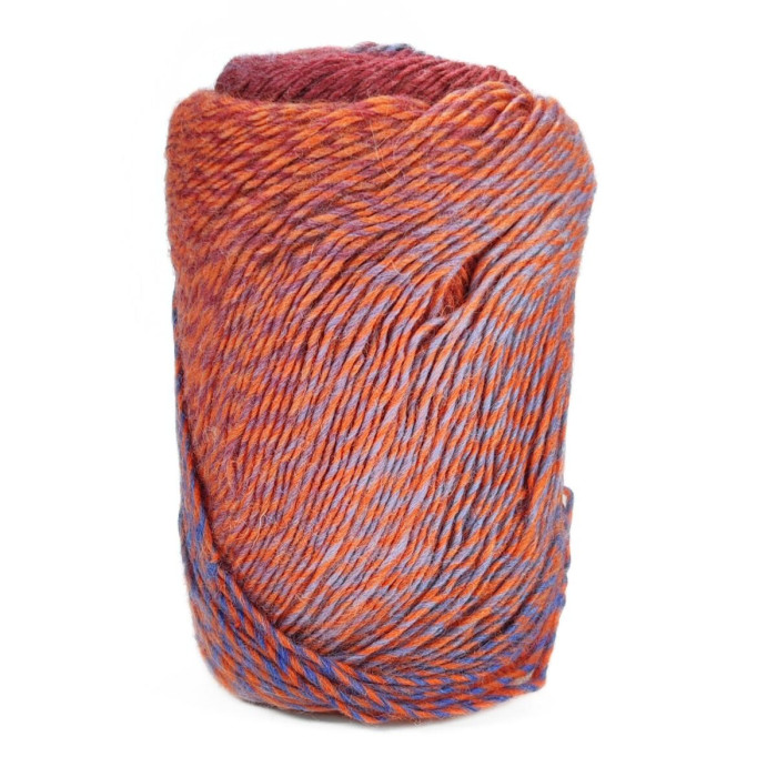 89 Пряжа Tropical Lane Clorofilla, 100г - 350м, мультіколор, 40% вовна, 60% поліестер