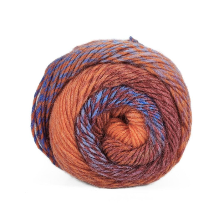 89 Пряжа Tropical Lane Clorofilla, 100г - 350м, мультіколор, 40% вовна, 60% поліестер