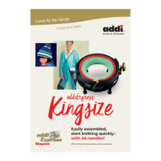 892-0 Addi Посібник з експлуатації в'язальної машинки addiExpress Kingsize, англійською мовою